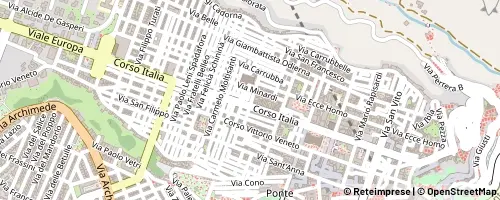 Mappa Ragusa