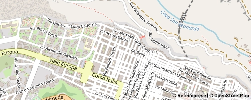 Mappa Ragusa