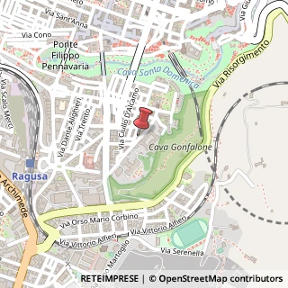 Mappa Via Carlo Alberto, 38, 97100 Ragusa, Ragusa (Sicilia)