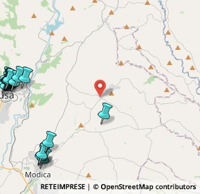 Mappa Contrada Bussello, 97015 Modica RG, Italia (7.8575)