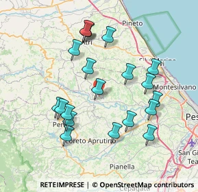 Mappa CAP, 65010 Elice PE, Italia (7.7465)