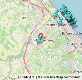 Mappa Via Valter Verziere, 65015 Montesilvano PE, Italia (2.976)