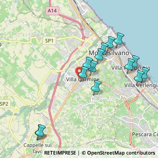 Mappa Via Valter Verziere, 65015 Montesilvano PE, Italia (2.26643)