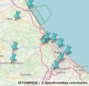 Mappa Via Valter Verziere, 65015 Montesilvano PE, Italia (8.36727)