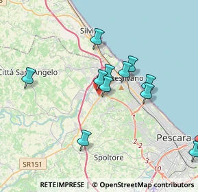 Mappa Via Valter Verziere, 65015 Montesilvano PE, Italia (3.95167)