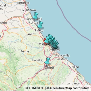 Mappa Via Valter Verziere, 65015 Montesilvano PE, Italia (7.51083)