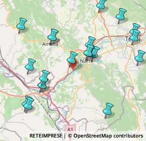 Mappa Via del Poggio, 05035 Narni TR, Italia (9.846)