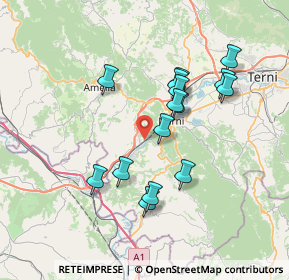 Mappa Via del Poggio, 05035 Narni TR, Italia (6.776)