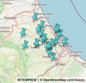 Mappa CAP, 65010 Elice PE, Italia (9.965)