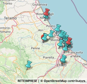 Mappa CAP, 65010 Elice PE, Italia (14.565)