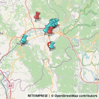 Mappa Vocabolo Cerreta, 05039 Stroncone TR, Italia (7.22182)
