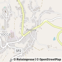 Mapa Priocca