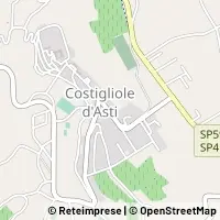 Map Costigliole d'Asti