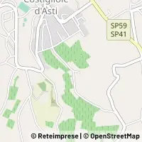 Mapa Costigliole d'Asti