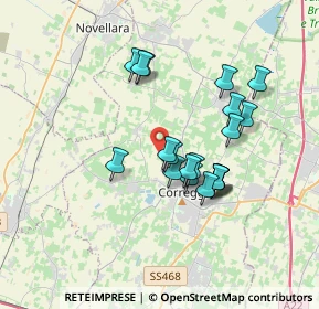 Mappa Via don Pasquino Borghi, 42015 Correggio RE, Italia (3.0465)