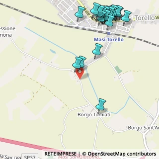 Mappa Via San Giacomo, 44020 Masi Torello FE, Italia (0.744)