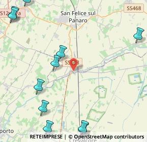 Mappa Via G. Marconi, 41031 Camposanto MO, Italia (6.71)