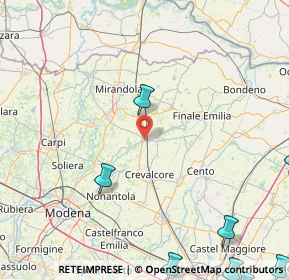Mappa Via Guglielmo Marconi, 41031 Camposanto MO, Italia (34.13)