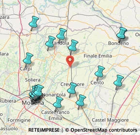 Mappa Via Guglielmo Marconi, 41031 Camposanto MO, Italia (19.759)