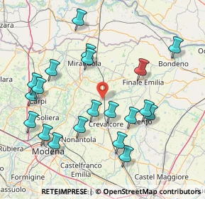Mappa Via G. Marconi, 41031 Camposanto MO, Italia (17.3155)