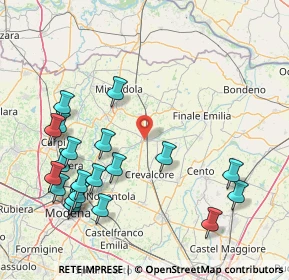 Mappa Via Guglielmo Marconi, 41031 Camposanto MO, Italia (19.265)