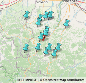 Mappa Località Caminata, 29020 Coli PC, Italia (12.07563)