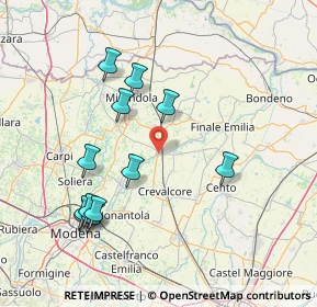 Mappa Via Panaria Ovest, 41031 Camposanto MO, Italia (15.9825)