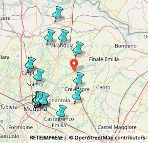Mappa Via Panaria Ovest, 41031 Camposanto MO, Italia (18.971)