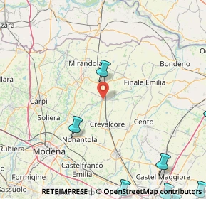 Mappa Via Panaria Ovest, 41031 Camposanto MO, Italia (34.15583)