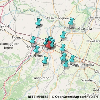 Mappa Via Oradour, 43123 Parma PR, Italia (9.329)