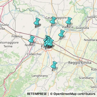 Mappa Via Oradour, 43123 Parma PR, Italia (8.53933)