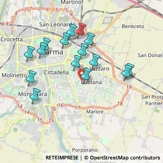 Mappa Via Oradour, 43123 Parma PR, Italia (1.97467)