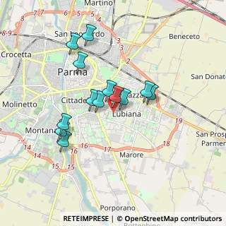 Mappa Via Oradour, 43123 Parma PR, Italia (1.52154)