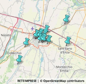 Mappa Via Oradour, 43123 Parma PR, Italia (4.035)