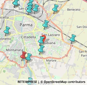 Mappa Via Oradour, 43123 Parma PR, Italia (2.70067)