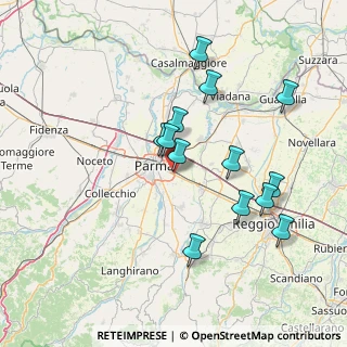 Mappa Via Giuseppe Meazza, 43122 Parma PR, Italia (14.36154)
