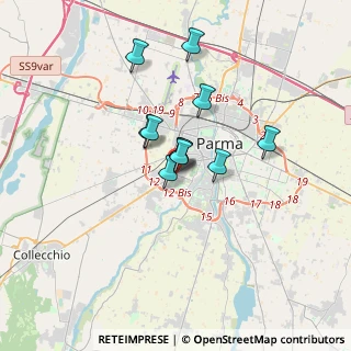 Mappa Via L. Gambara, 43125 Parma PR, Italia (2.32636)