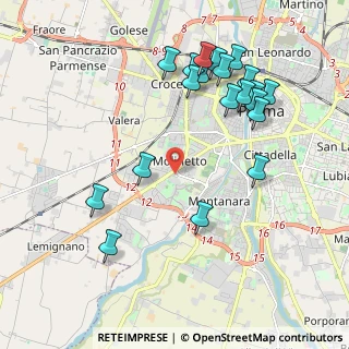 Mappa Via L. Gambara, 43125 Parma PR, Italia (2.2225)