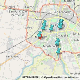 Mappa Via L. Gambara, 43125 Parma PR, Italia (1.80091)