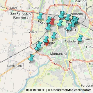 Mappa Via L. Gambara, 43125 Parma PR, Italia (2.185)