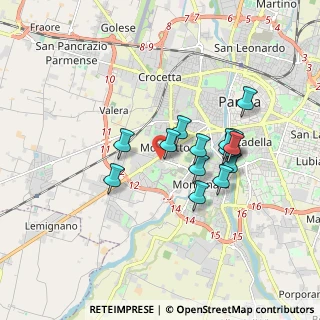 Mappa Via L. Gambara, 43125 Parma PR, Italia (1.46571)