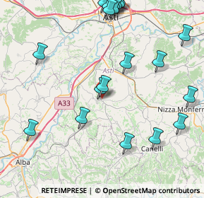 Mappa Via Asti-Nizza, 14055 Costigliole d'Asti AT, Italia (10.427)