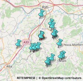 Mappa Via Asti-Nizza, 14055 Costigliole d'Asti AT, Italia (6.1)