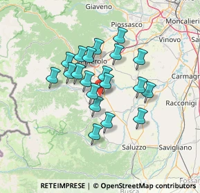 Mappa Via Bibiana, 10061 Cavour TO, Italia (10.5685)