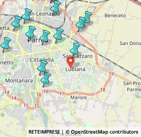 Mappa San Lazzaro, 43123 Parma PR, Italia (2.63071)