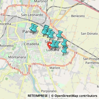 Mappa San Lazzaro, 43123 Parma PR, Italia (1.17)