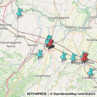 Mappa Via Po, 43125 Parma PR, Italia (14.14286)