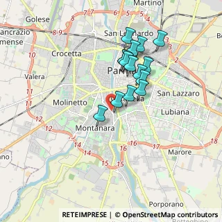 Mappa Via Po, 43125 Parma PR, Italia (1.53867)