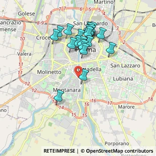 Mappa Via Po, 43125 Parma PR, Italia (1.863)