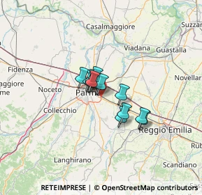 Mappa Via Tagliani, 43122 Parma PR, Italia (6.93077)